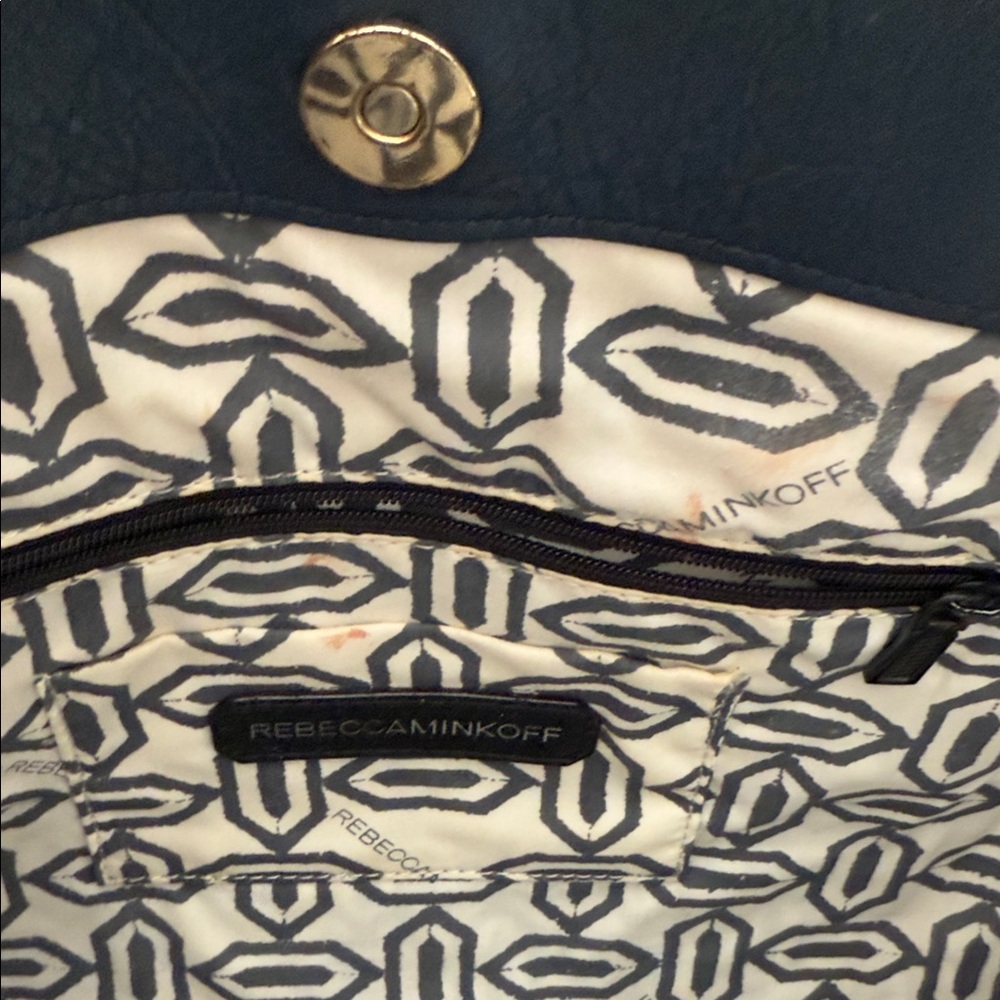 Rebecca Minkoff Black and Gold Studded Bag - Picture 10 of 10